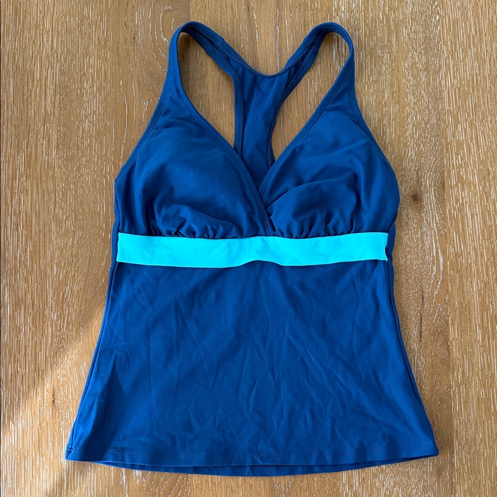 Women's Blue Swim Top